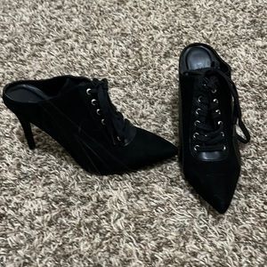 Black Wild Diva heels, size 7.5